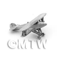 1/12th scale - Dolls House Miniature Metal British Hawker Fury Bi-Plane