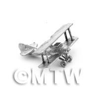 Dolls House Miniature Metal French Spad 13 Bi-Plane