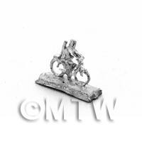 Dolls House Miniature Unpainted Metal Bike