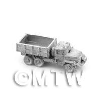 Dolls House Unpainted Metal Zil 131 Open Back Lorry