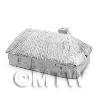 Dolls House Miniature Unpainted Metal Large European House