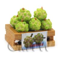 Dolls House Miniature Crate of Custard Apples