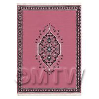 1/12th scale - Dolls House Large Rectangular Victorian Carpet / Rug (vclr09)