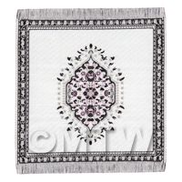 1/12th scale - Dolls House Small Square Victorian Carpet / Rug (vcss01)