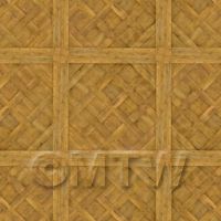 Dolls House Versailles Large Panel Parquet With Single Cross Beam 