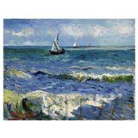 Van Gogh Painting The Sea at Les Saintes-Maries-De-La-Mer