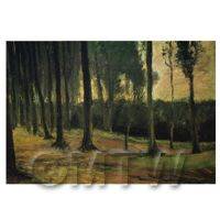 Van Gogh Painting Tree Lined Avenue