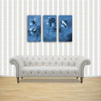wallpaper in a modern setting to show scale