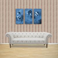 wallpaper in a modern setting to show scale