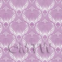 Dolls House Miniature Indigo Clam Shell Wallpaper