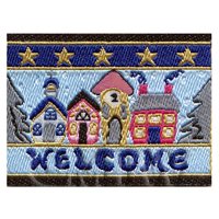 Dolls House Winter Themed Welcome Mat (WM7)