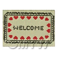 Dolls House Heart Welcome Mat (WM1)