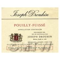 Miniature French Pouilly Fuisse White Wine Label