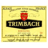 Miniature French  Trimbach White Wine Label