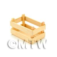 Dolls House Miniature Large Slatted Wood Vegetable Crate