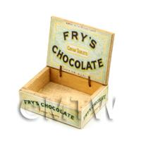 Dolls House White Frys Chocolate Counter Display Box
