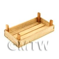Dolls House Miniature Large Aged Wood Vegetable Crate