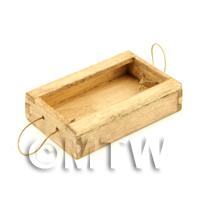 Dolls House Miniature Aged Wood Fish Crate