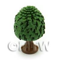 Dolls House Miniature 30mm Classic Shaped Green Tree