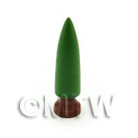 Dolls House Miniature 50mm Stylised Green Popular Tree