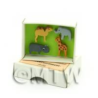 Dolls House Miniature Wild Animal Wall Chart