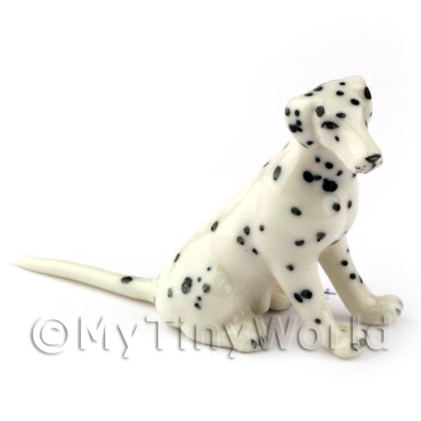 MyTinyWorld Dolls House Miniature Little Sitting Dalmatian