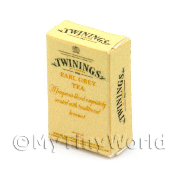 Dolls House Miniature Twinings English Tea Stock Box And 3 Loose Boxes 