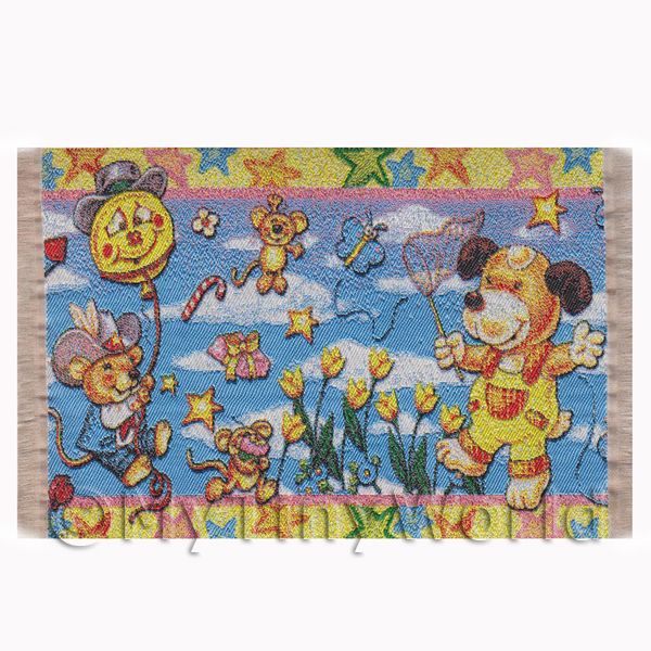 tapsr07 Dolls House Miniature Large Childrens Tapestry 