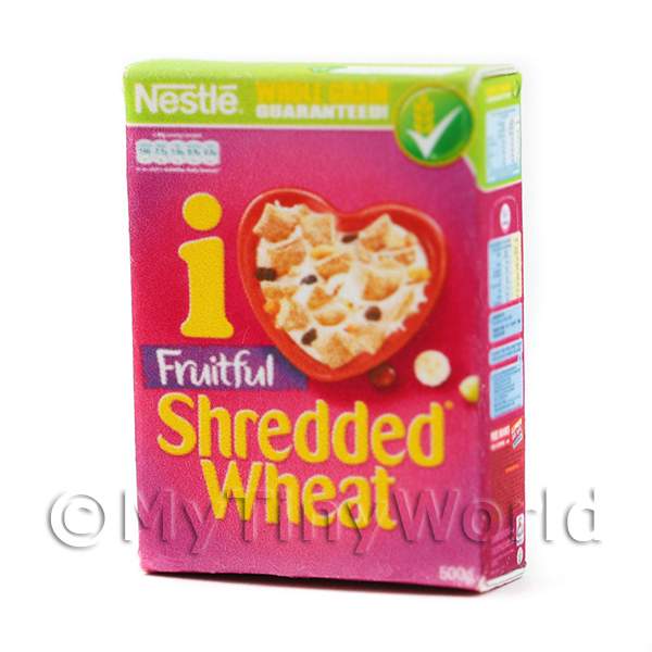 1/12 Scale Dolls House Miniatures | Dolls House Miniature Nestle Fruitful Shredded Wheat