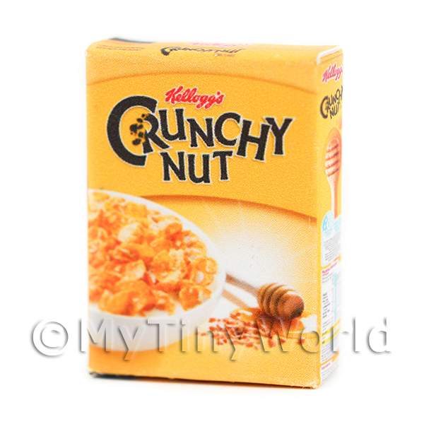 1/12 Scale Dolls House Miniatures | Dolls House Miniature Kelloggs Crunchy Nut Cereal