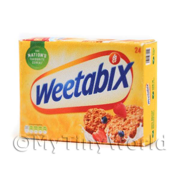 1/12 Scale Dolls House Miniatures | Dolls House Miniature Box Of Weetabix