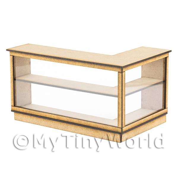 1/12 Scale Dolls House Miniatures | 1:12th L Shaped Shop Counter Kit