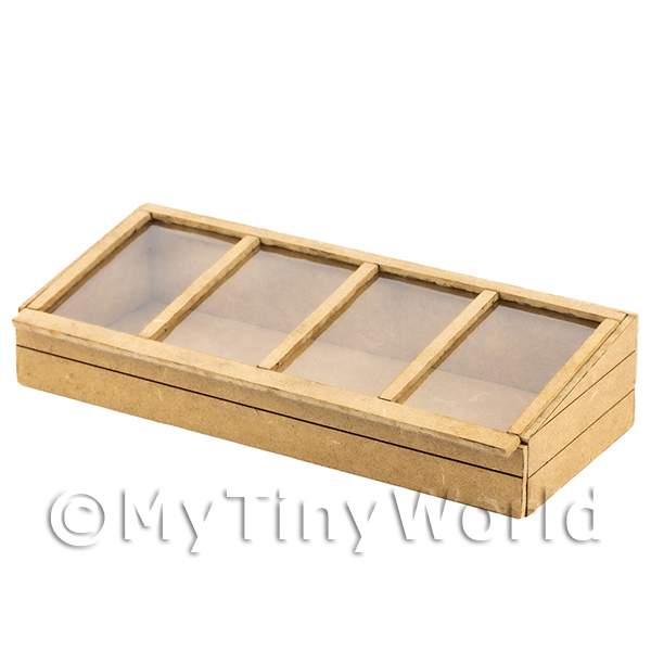 1/12 Scale Dolls House Miniatures | 1:12th 4 Pane Cold Frame Kit