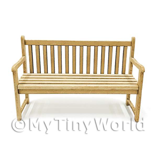 1/12 Scale Dolls House Miniatures  | 1:24th Garden Bench Kit