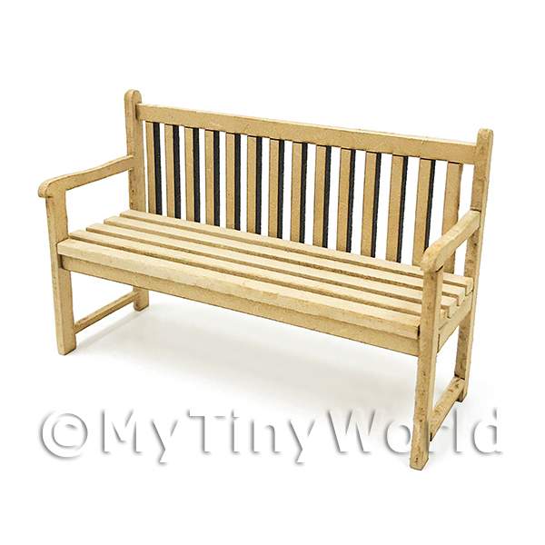 1/12 Scale Dolls House Miniatures  | 1:12th Garden Bench Kit