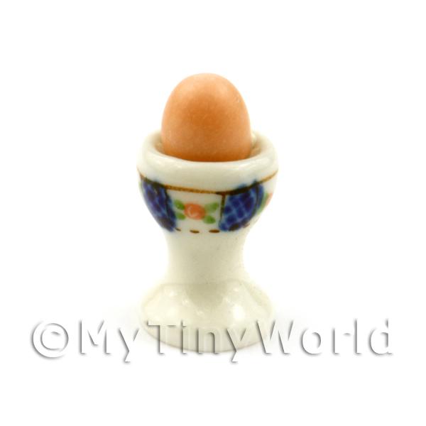 1/12 Scale Dolls House Miniatures  | Dolls House Miniature Tall Egg Cup and Egg