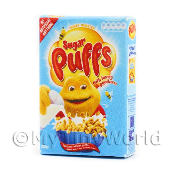 1/12 Scale Dolls House Miniatures | Dolls House Miniature Sugar Puffs Cereal