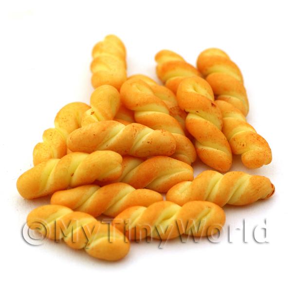 1/12 Scale Dolls House Miniatures  | Dolls House Miniature Golden Puff Pastry Twist