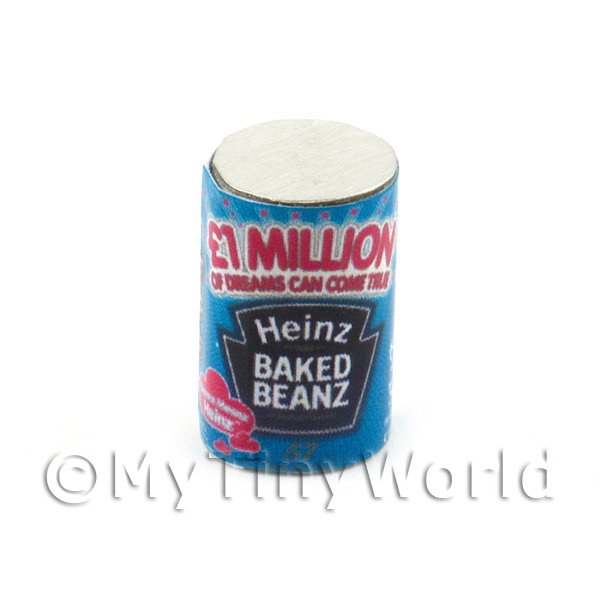 1/12 Scale Dolls House Miniatures  | Dolls House Minature Can of Heinz Baked Beans