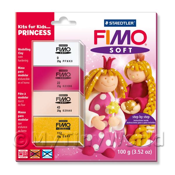 1/12 Scale Dolls House Miniatures  | FIMO Soft Polymer Clay Kits For Kids Princess