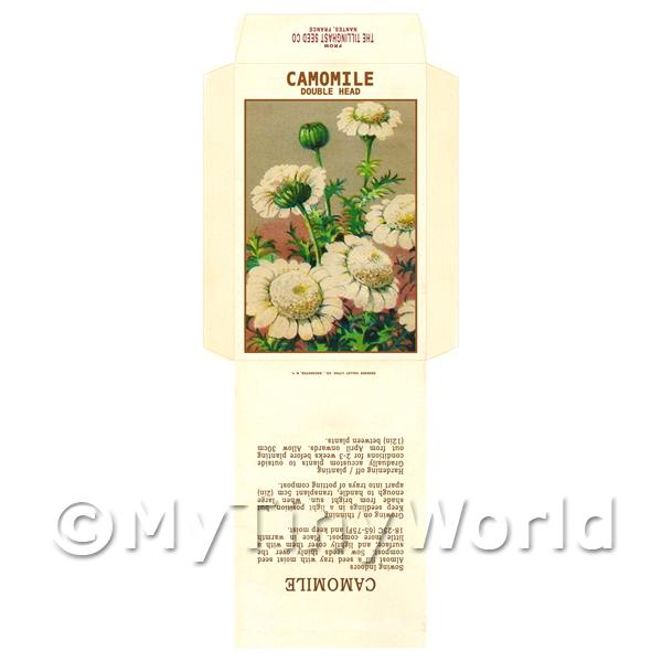 1/12 Scale Dolls House Miniatures  | Camomile Dolls House Miniature Seed Packet 