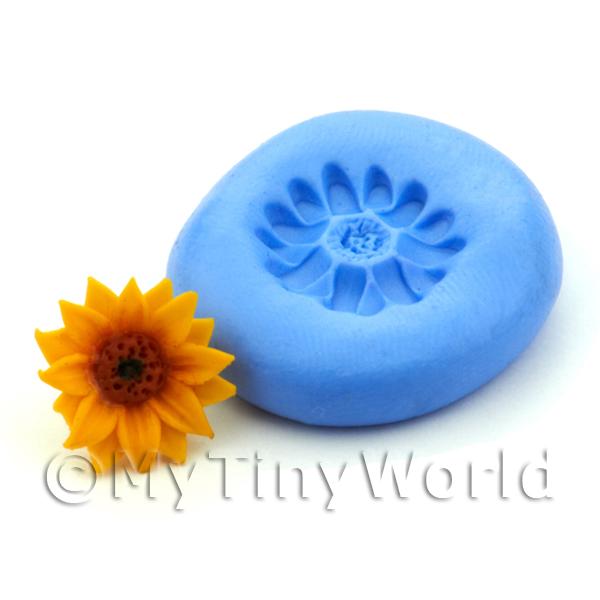 Dolls House Miniature Sunflower Head Silicone Mould 