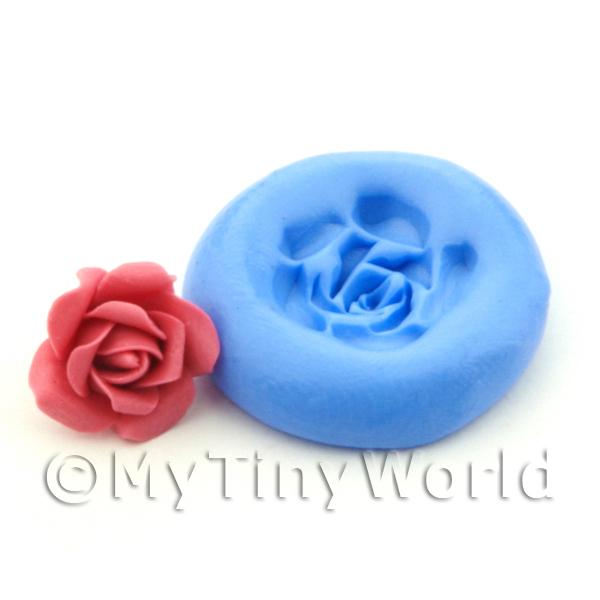 1:12 Scale Reusable Single Rose Silicone Rubber Mould Tumdee Dolls House Flower 