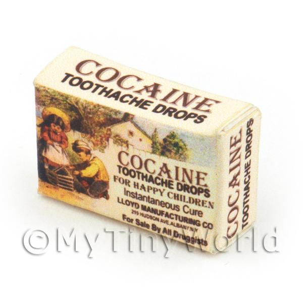 1/12 Scale Dolls House Miniatures  | [OTH]Dolls House Miniature Cocaine Toothache Drops Box