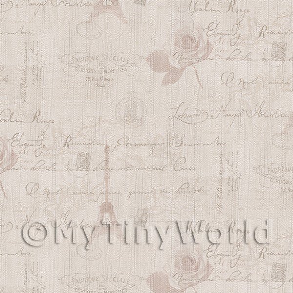 Dolls House Wallpaper - Pack of 5 Dolls House Pale Red Vintage French Themed Wallpaper Sheets | Product Code 17138 | Price From Dolls House Wallpaper - Pack of 5 Dolls House Pale Red Vintage French Themed Wallpaper Sheets | Product Code 17138 | Price From