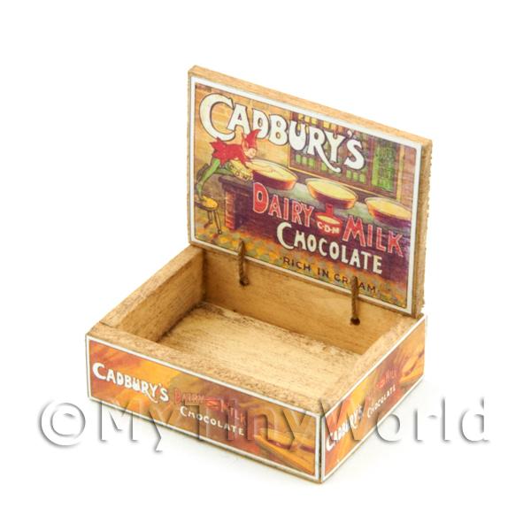 1/12 Scale Dolls House Miniatures  | Dolls House Cadburys Chocolate Counter Display Box