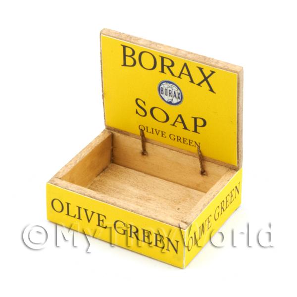 1/12 Scale Dolls House Miniatures  | Dolls House Borax Soap Counter Display Box