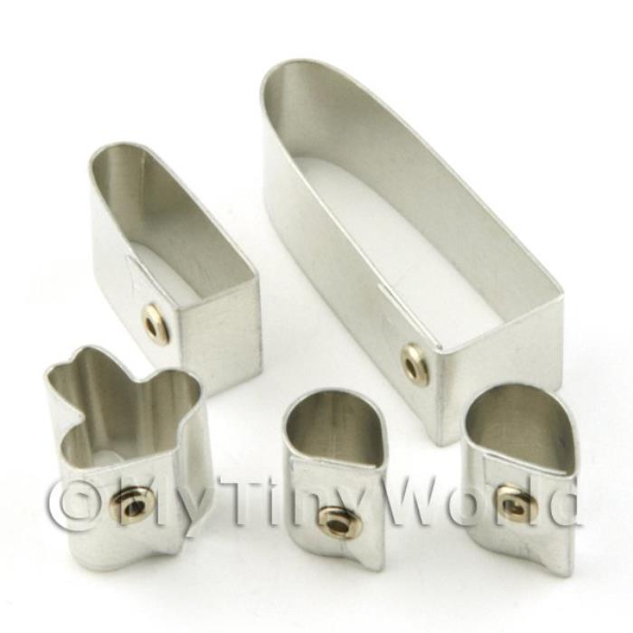 Set of 5 Metal Vanda Coerulea Orchid Sugar Craft Cutters