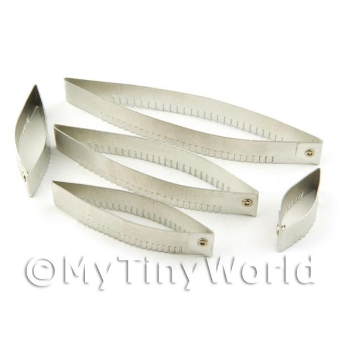Set of 5 Metal Banana Leaf Sugar Craft Cutters