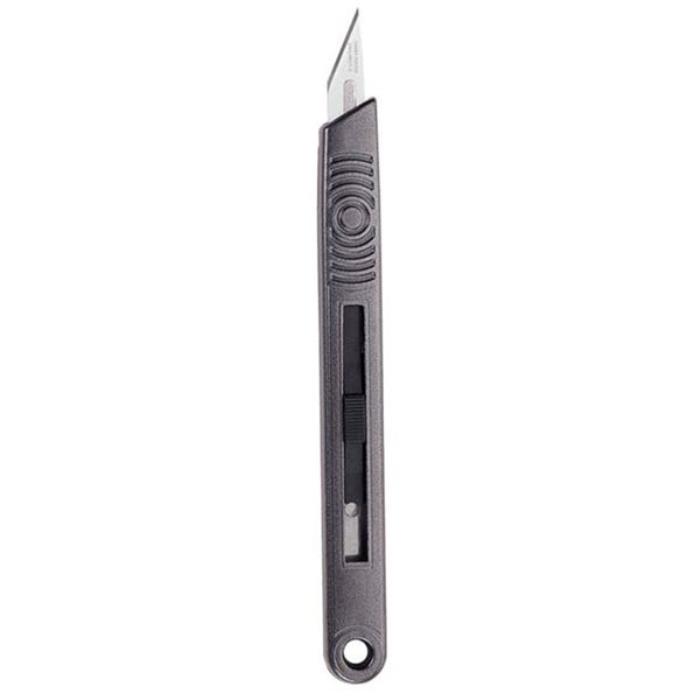 Professional Graphite Finish Metal Craft Knife Handle
